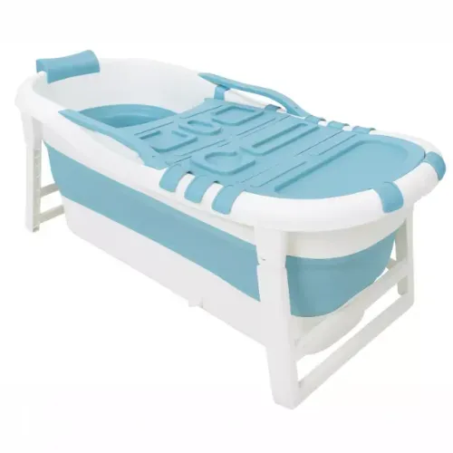 Banheira Ofurô Dobrável Portátil 300l Azul Adulto - E037802