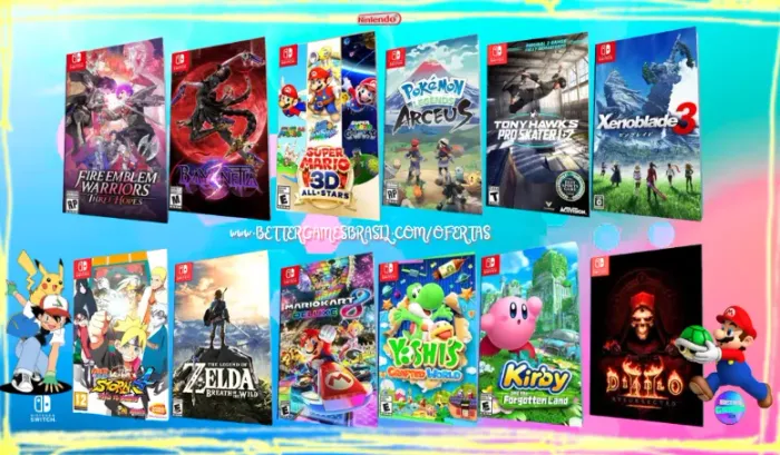 Diablo Skate Pokemon Tony Mario Naruto Yoshi Smash Zelda Nintendo Kirby Xenoblade Bayoneta