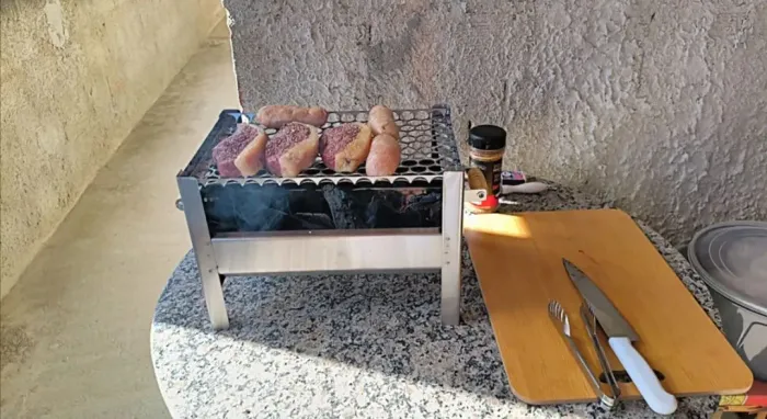 Churrasqueira de inox
