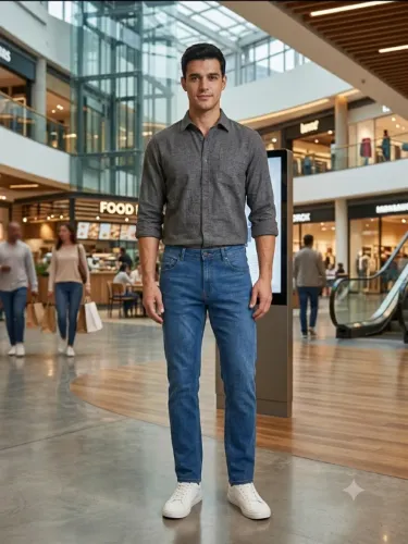 Calça Jeans Masculina Tamanho 40 - Lavagem Média Premium (Semi-nova)
