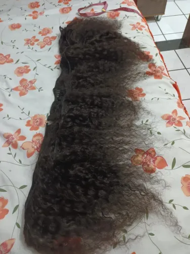 cabelo humano cacheado