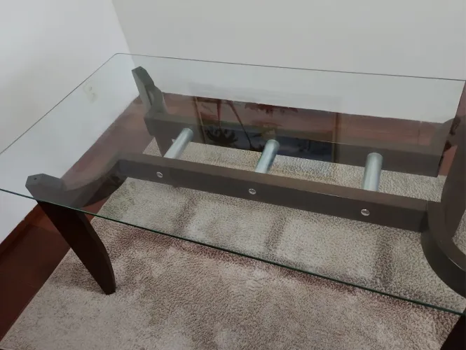 Vendo mesa de vidro 