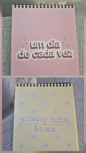 Kit 2 Cadernos Organizadores | Rotina, Foco e Metas | Novo