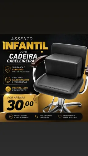 Assento infantil cabeleireira 