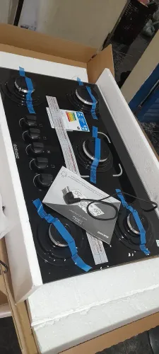 Fogão Cooktop 5 bocas novo