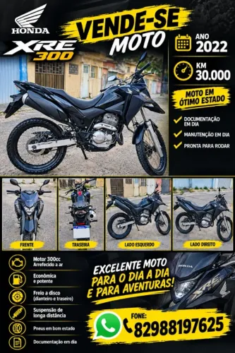 HONDA XRE - 27.500,00