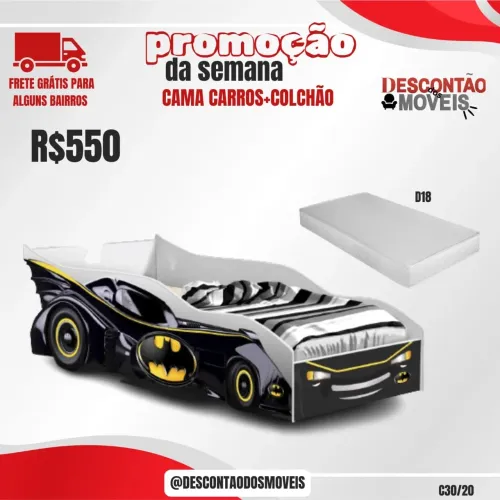 Cama Carro com Colchão