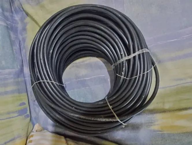 Fio elétrico pp 4 mm vermelho e branco 