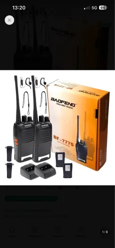 Kit 2 rádios Baofeng novos