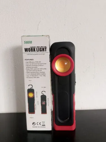 Lanterna S608 LED Potente com Caixa