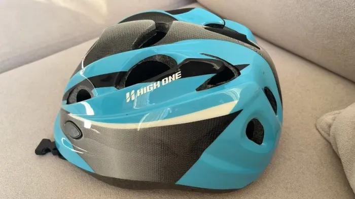 CAPACETE DE BICICLETA HIGH ONE AZUL - M