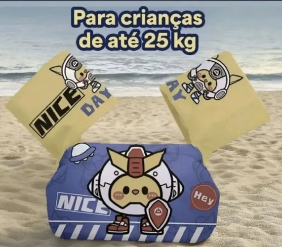 boia colete infantil modelo mais seguro e moderno,  nova! 