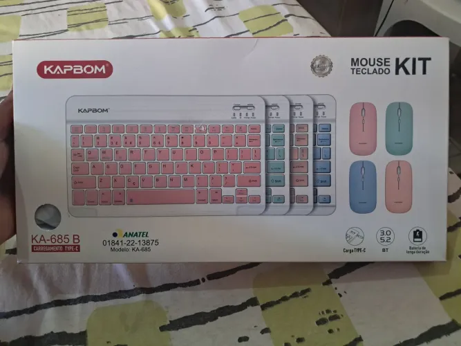 Mause e teclado wireless
