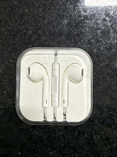 fone de ouvido apple lightning branco