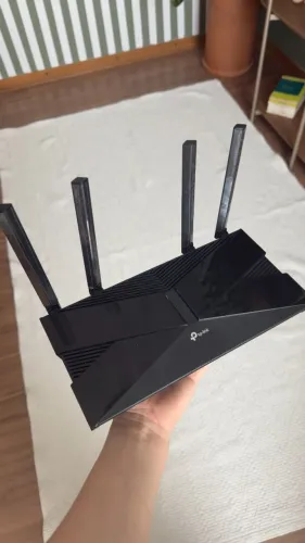 Roteador TP-Link Aginet EX220 Wi-Fi 6 Dual-Band AX1800