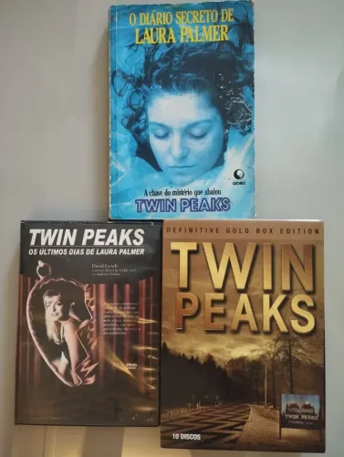 Coleção Twin Peaks (box da série + filme + livro originais)