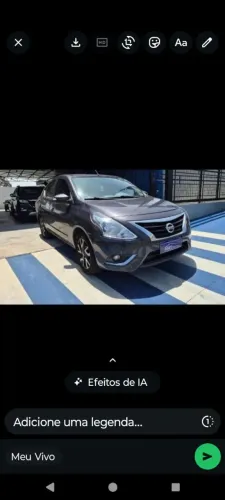 Sucata de Nissan Versa 2017
