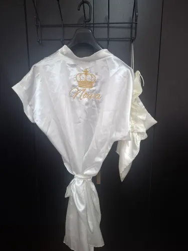 Robe Dia da Noiva c/ bordado Dourado