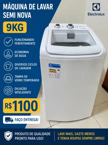 Máquina de lavar Electrolux 9kg