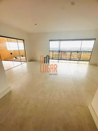 Um Lugar Imóveis vende: Cobertura de 163m2 com 3 Suítes e vista para a baía no Ed. Lago Di