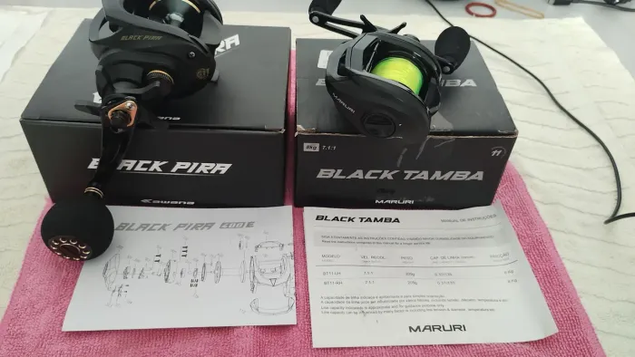 Carretilha Black Tamba e Black Pira
