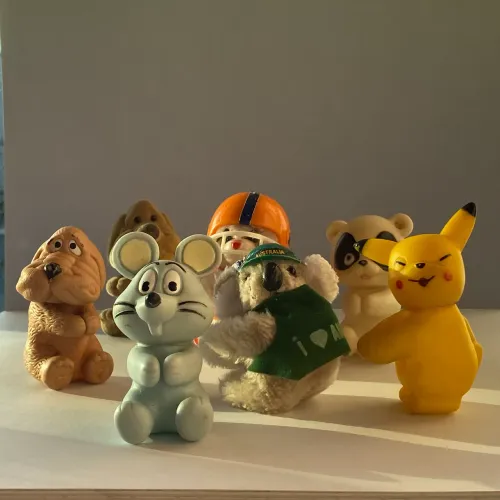kit 7 pelúcias agarradinho - lote exclusivo colecionável