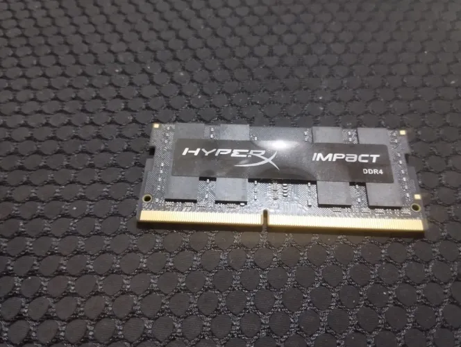 Memória RAM HyperX Impact 16GB DDR4 3200MHz p/ Notebook - usada