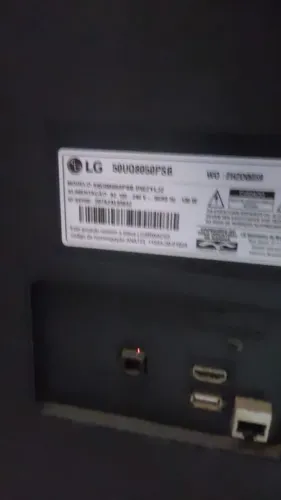 Tv LG 50 polegadas para retirada de peças, tela quebrada