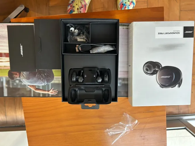 Bose SoundSport Free Wireless ? Muito conservado | Caixa e todos os acessórios