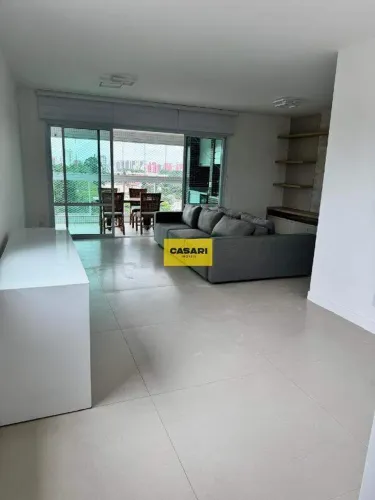 Apartamento luxo, 3 suites, varanda gourmet, 4 vagas, 130m2 - Jardim do Mar-Sbc, andar alt