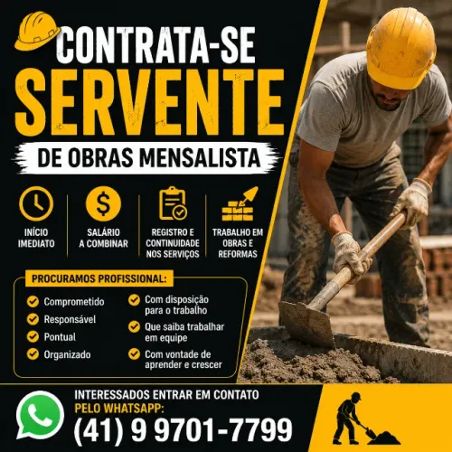 SERVENTE / CONTRATA-SE