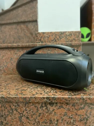 Caixa De Som Boombox Aws-bbs-02-a Bluetooth Aiwa Preto