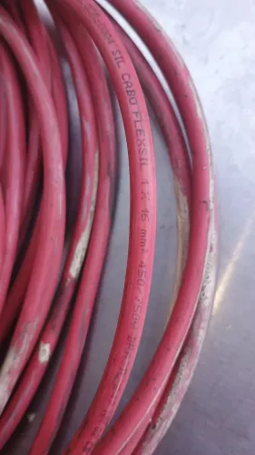 Cabo flexível 16mm 30 metros 15 vermelho 15 branco.