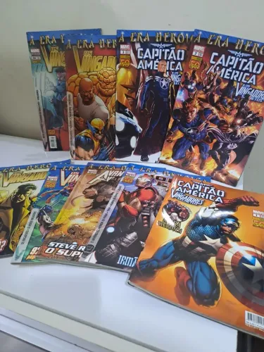 Hq's A Era Heroica, Marvel 2011- bloco com 9 unidades