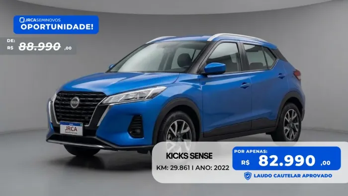 Nissan Kicks Sense 1.6 16V Flex AUT 2022
