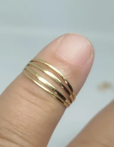 Anel ouro 18k aro 15, VIVARA