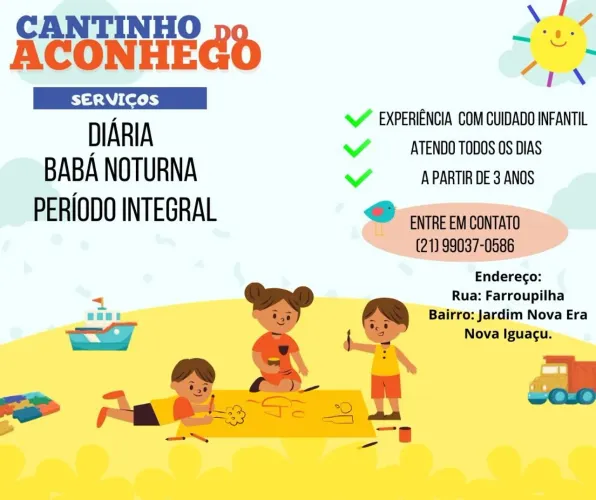 Cuido de Criança em Domicílio - 