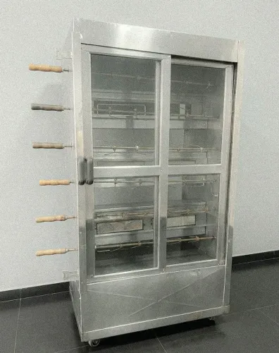 Máquina de Assar Frangos Venâncio p/ 60 Frangos Revisada c/ Garantia 