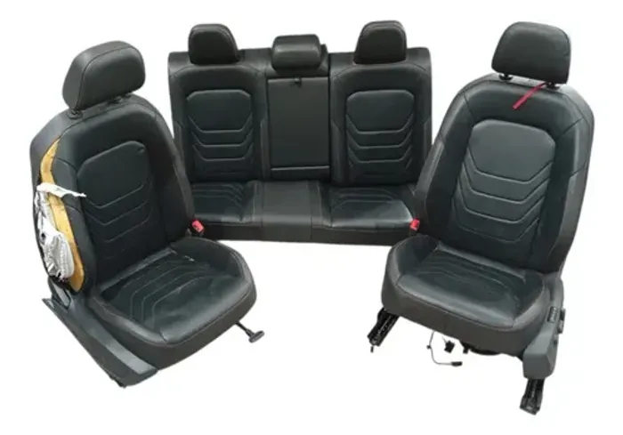Banco Completo VW Jetta GLI 2.0 Turbo 2020 2021 Couro Preto