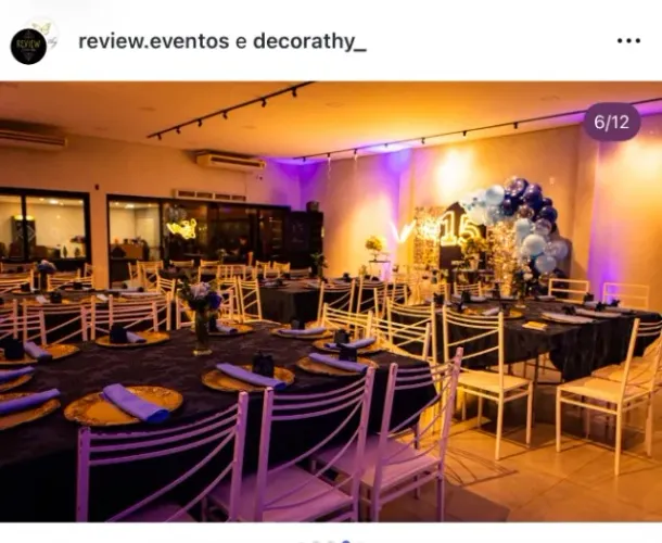 Espaço para eventos -Review Eventos