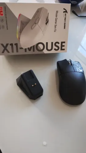 mouse attack shark x11 com base de carregamento