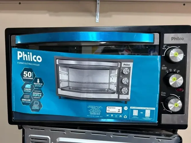 Forno Elétrico Philco 50L Dupla Resistência PFE52P 127V (Seminovo com Garantia 03 Meses)