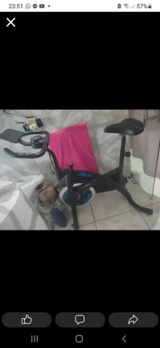 Bicicleta ergometrica profissional 