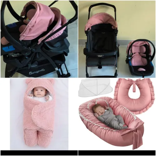 Carrinho e bebê conforto burigotto
