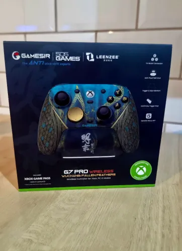 Gamesir G7 Pro Controle Gamer Wuchang Falling Feathers Azul PC, Xbox sem fio - lacrado