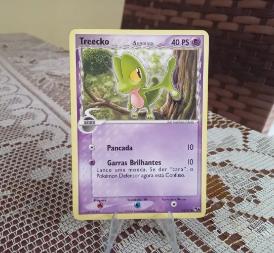 Carta vintage(antiga) Pokémon tcg em estado SP Treecko 15/17