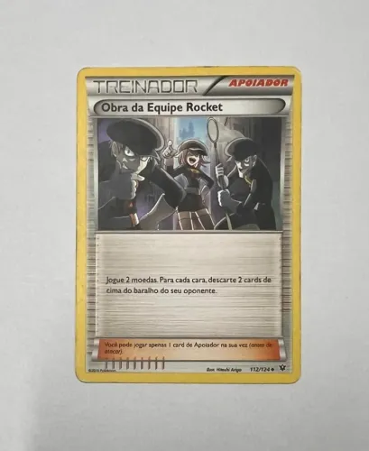 Carta Pokémon Obra da Equipe Rocket (112/124)