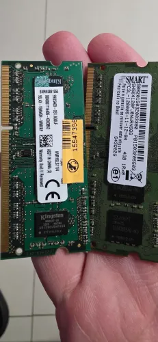 Par de memoria pc3l para notebooks