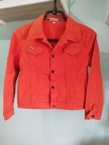 Jaqueta Lacoste infantil poá