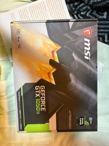Placa de Vídeo MSI NVIDIA GEFORCE GTX 1050 TI 4GT OC 4GB GDDR 5